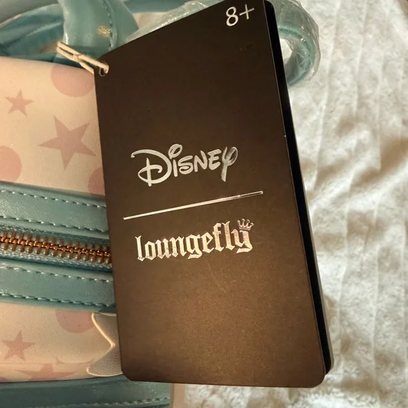 Loungefly Disney Dumbo Exclusive Mini Backpack Circus Tent Light-Up NWT🎪🩵🩷 - Picture 8 of 12
